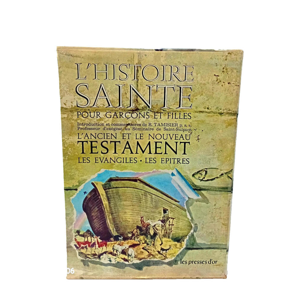 L'Histoire sainte pour garçons et filles 1-6 Complet 1963 Coffret Presses D'Or